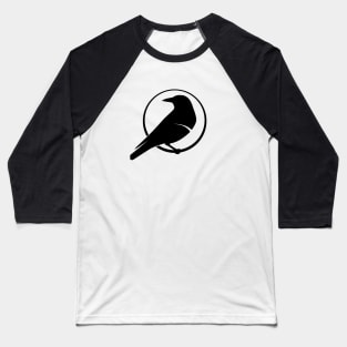 Broken Crow Underground Arts Logo Baseball T-Shirt